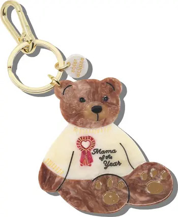 Solar Eclipse Mama Bear Hand Painted Key Chain Bag Charm | Nordstrom | Nordstrom