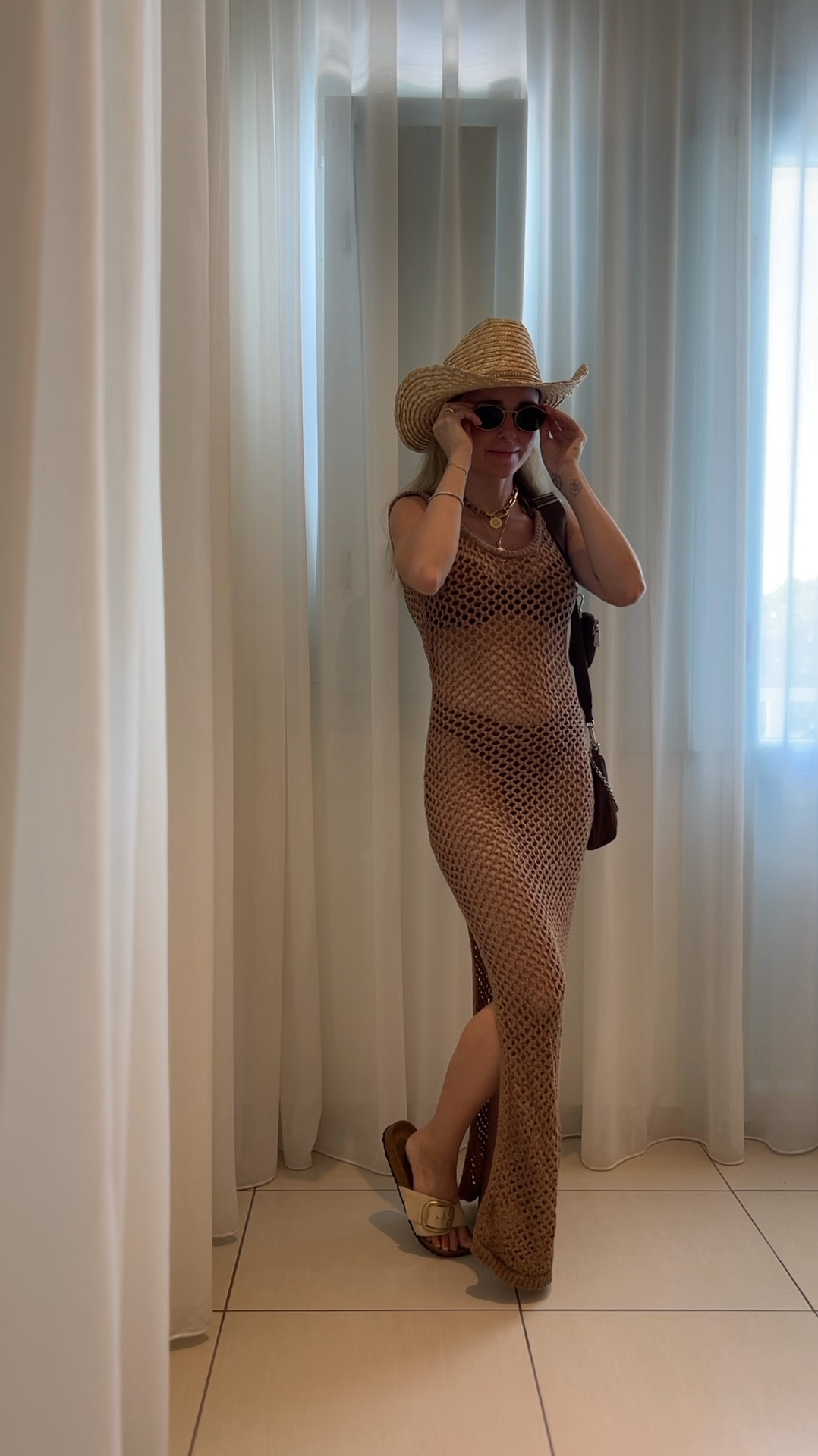 Beautiful in brown. I love this color; it flatters so many skin tones. You would think it is more of a winter color, but this beach ensemble is just perfect for my holiday in Greece. ☀️

#LTKSeasonal #LTKTravel #LTKStyleTip