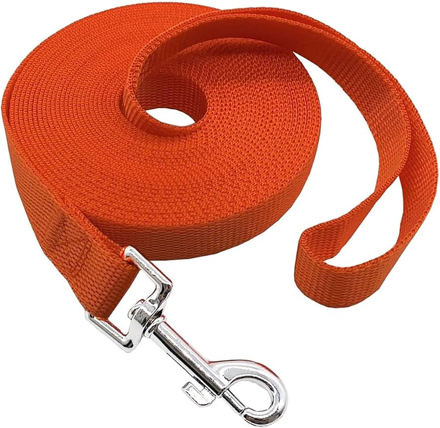 Nylon Training Dog Leash for Small Medium Large Dogs, 15ft 20ft 30ft 50ft Long Leash Dog/Puppy Le... | Amazon (US)