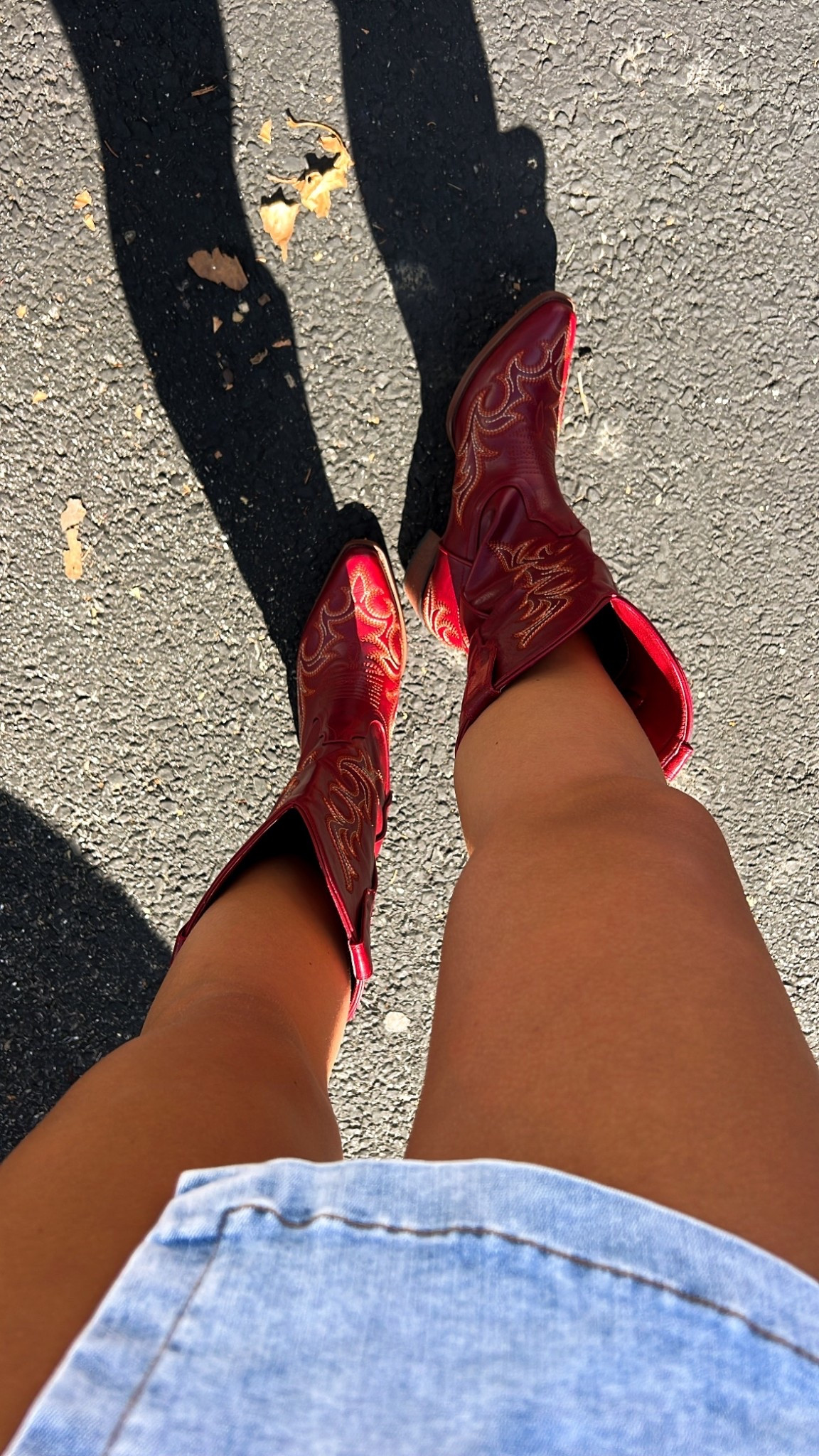 Red/maroon cowboy boots! So comfy and perfect for game days and concerts! 

#LTKShoeCrush #LTKSeasonal #LTKFallSale
