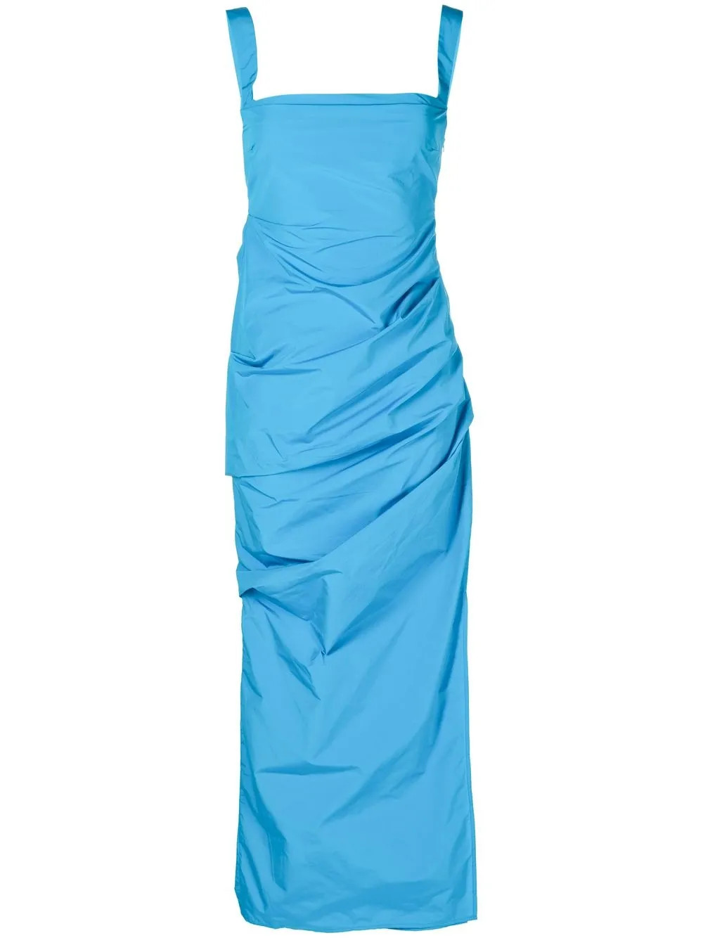 Paris Georgia Raf Ruched Evening Dress - Farfetch | Farfetch Global