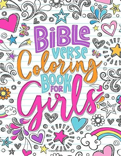 Bible Verse Coloring Book for Girls: 35 Color Pages of Lettering Art of Inspirational & Motivatio... | Amazon (US)