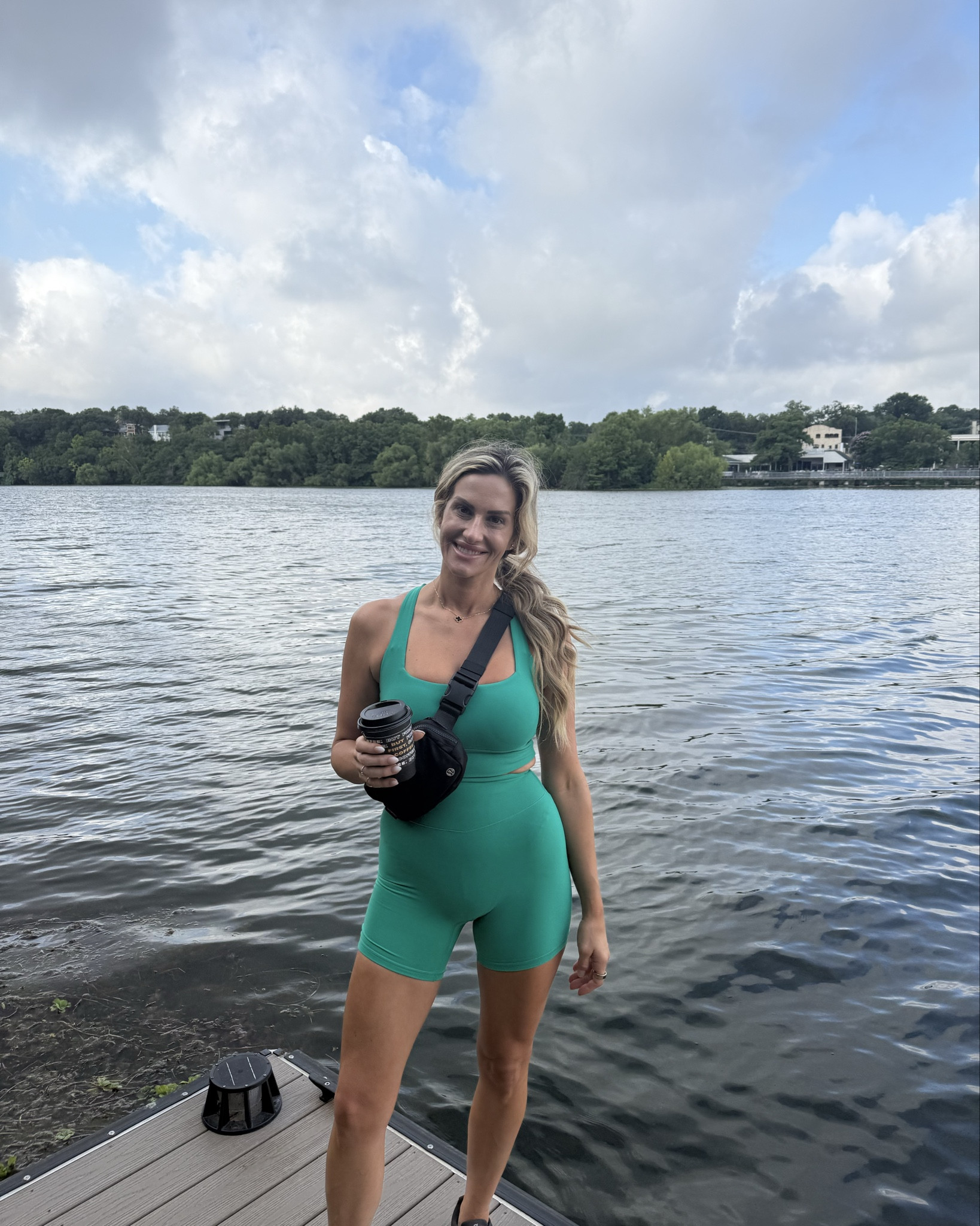 Lucky charm 🍀 favorite workout set from Buff Bunny! Med top, small bottom and Lulu crossbody  

#LTKActive