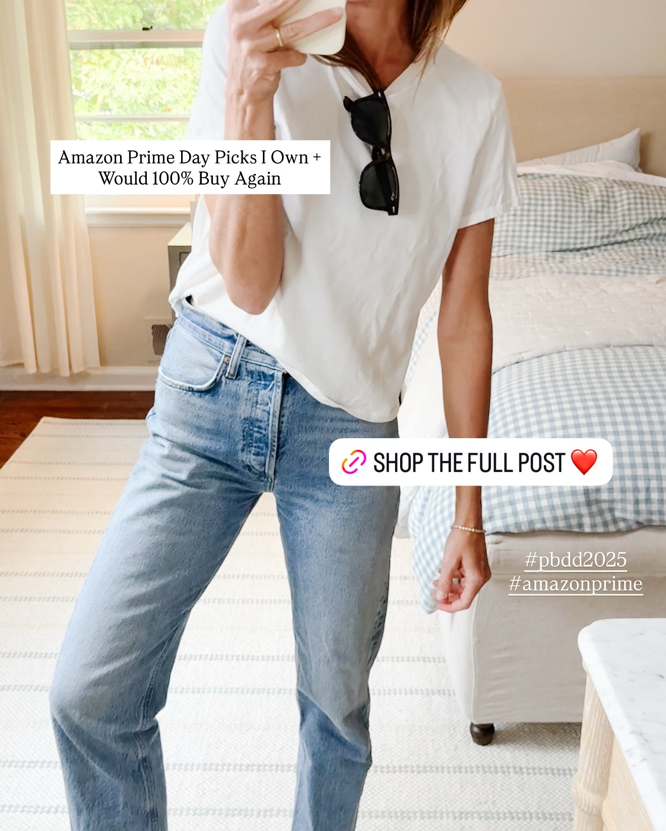 Amazon Prime ends 10/08! See my favorite picks of products I actually own and would definitely buy again. All are on super sale! 

Clothes: Levi’s 501 90’s, Orolay Down coat puffer jacket, Ray-Ban Wayfarers (my favorite sunglasses), Amazon Diamond studs, MAGIARTE ankle socks

Beauty: Good Himalayan Salt Scrub and Shampoo, Goop Body Scrub, Salt and Stone Aluminum Free Deodorant, Lumify Eye Drops

Home: Dyson vacuum, Anker portable phone charger, my go-to lint remover, kids clothes organizer, my matcha glasses, airtight food containers, Five Star notebooks, my daily Go Macro bar

#LTKSaleAlert #LTKFindsUnder50 #LTKFindsUnder100