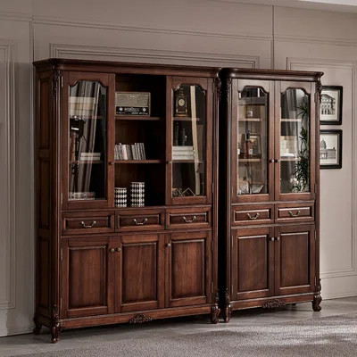 Classic solid wood high quality furniture bookcase | Wayfair North America