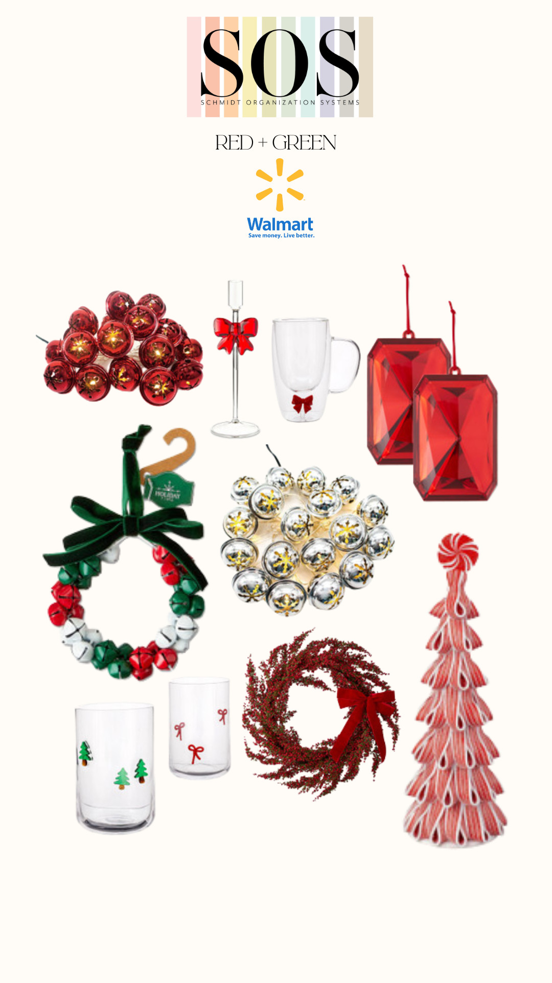 Bring festive cheer to your home with these Walmart holiday finds in classic red and green. From cozy décor to seasonal accents, these budget-friendly picks make it easy to deck the halls without overspending. Perfect for Christmas decorating, holiday hosting, or adding a pop of color to your space. Shop my Walmart holiday favorites now and get your home holiday-ready.

#WalmartHoliday #WalmartFinds #HolidayDecor #ChristmasDecor #ChristmasHome #HolidayHosting #ChristmasReady #RedAndGreenDecor #HolidayFavorites #BudgetFriendlyDecor #HolidayInspo #DeckTheHalls #LTKHoliday #LTKHome #LTKSeasonal 

 #LTKSeasonal #LTKParties #LTKFindsUnder100