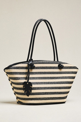 Aota Jessica Raffia Tote Bag | Anthropologie (US)