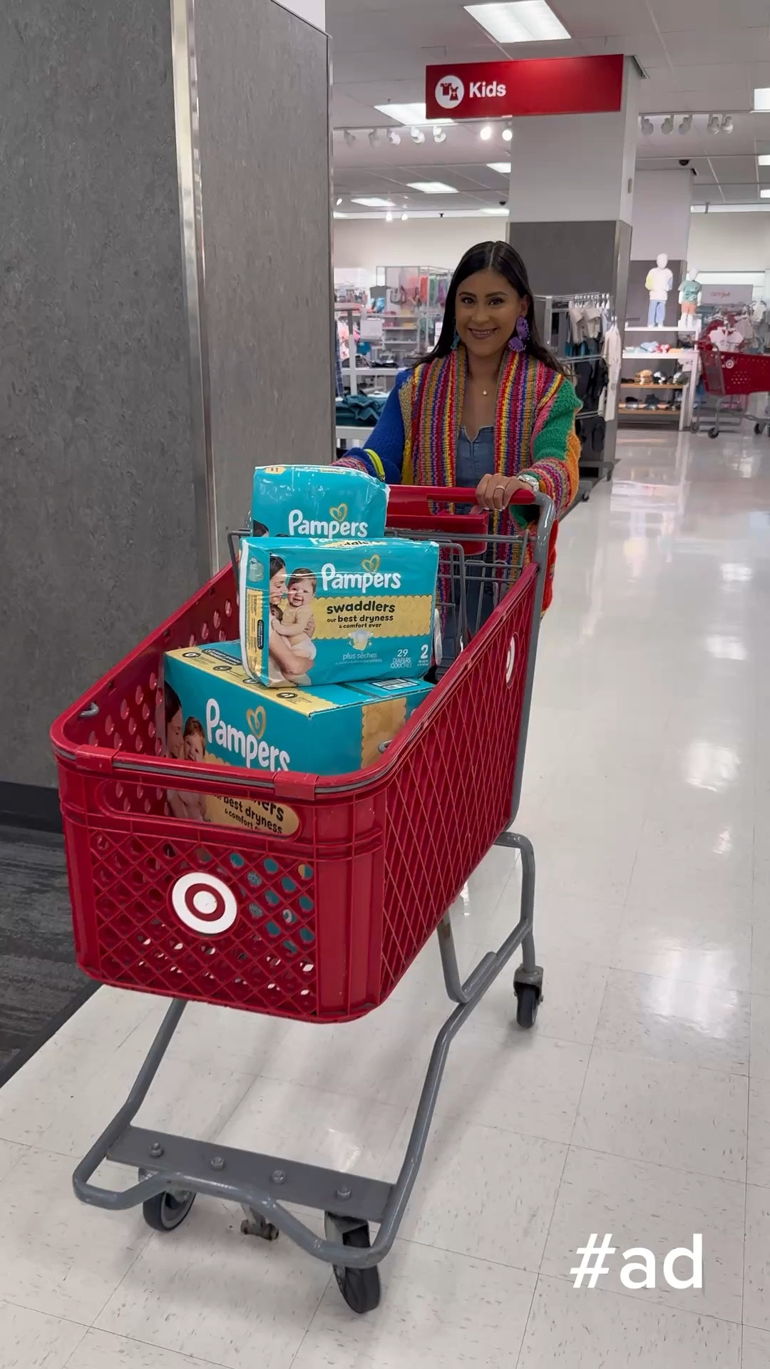 #ad There is nothing more satisfying than an efficient Target run! I always score great deals on my favorite @pampersus diapering supplies @Target by checking circle deals in the app! Shop everything 👶 in my 🛒 here! #TargetPartner, #ParentYourWay, #PampersSwaddlers, #AMORE