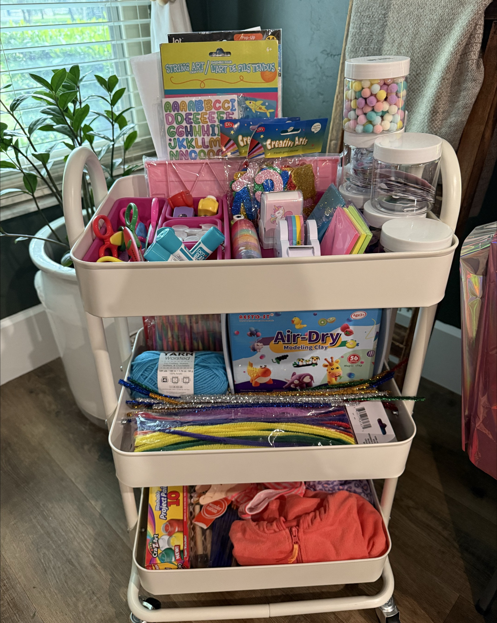 Birthday gift - art cart filled with arts & crafts for kids 
.
Birthday gift idea. Back to school . Arts & crafts 

#LTKFindsUnder100 #LTKKids #LTKFamily