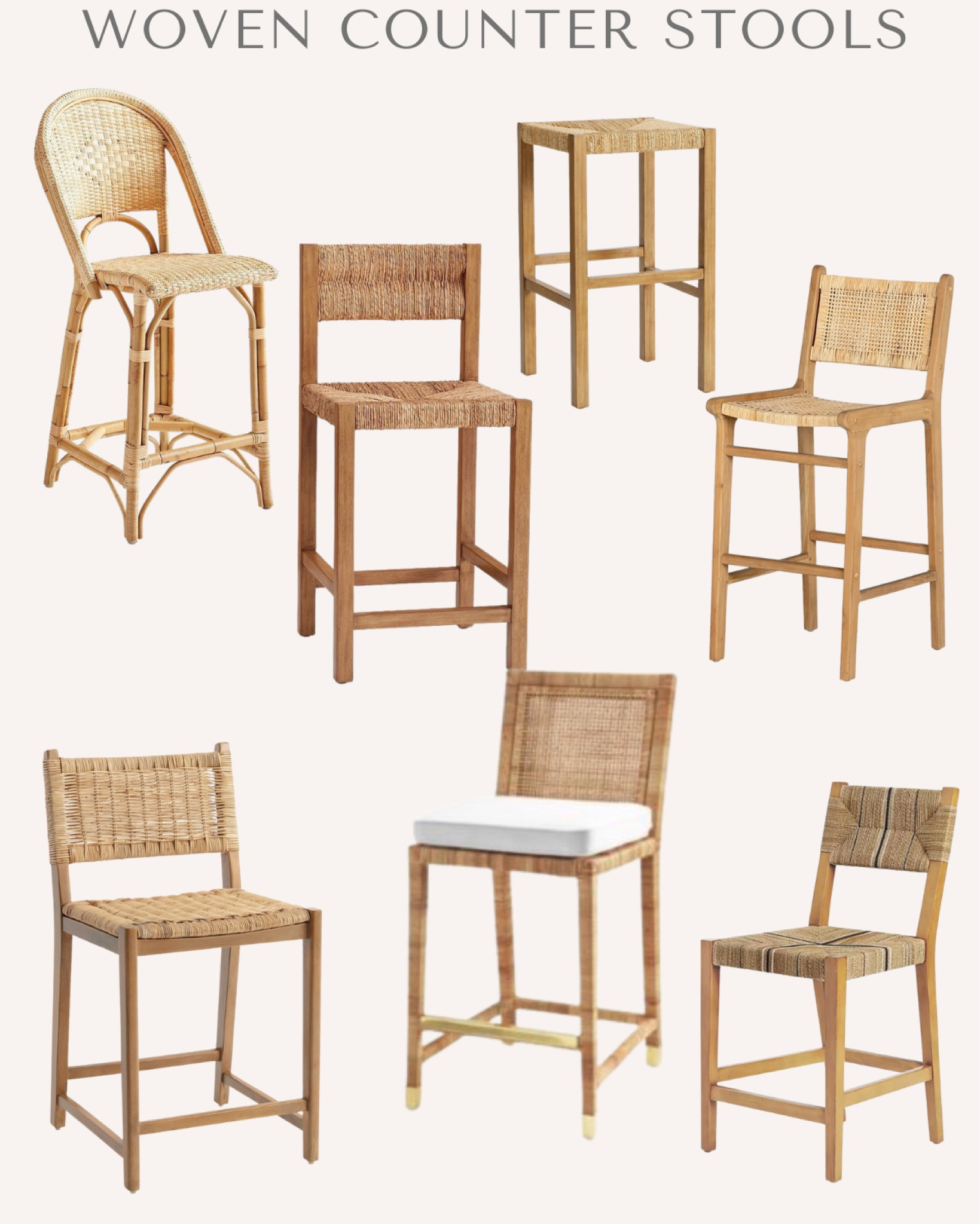 Add interest and texture to your kitchen with these woven counter stools !

#LTKstyletip #LTKhome #LTKFind