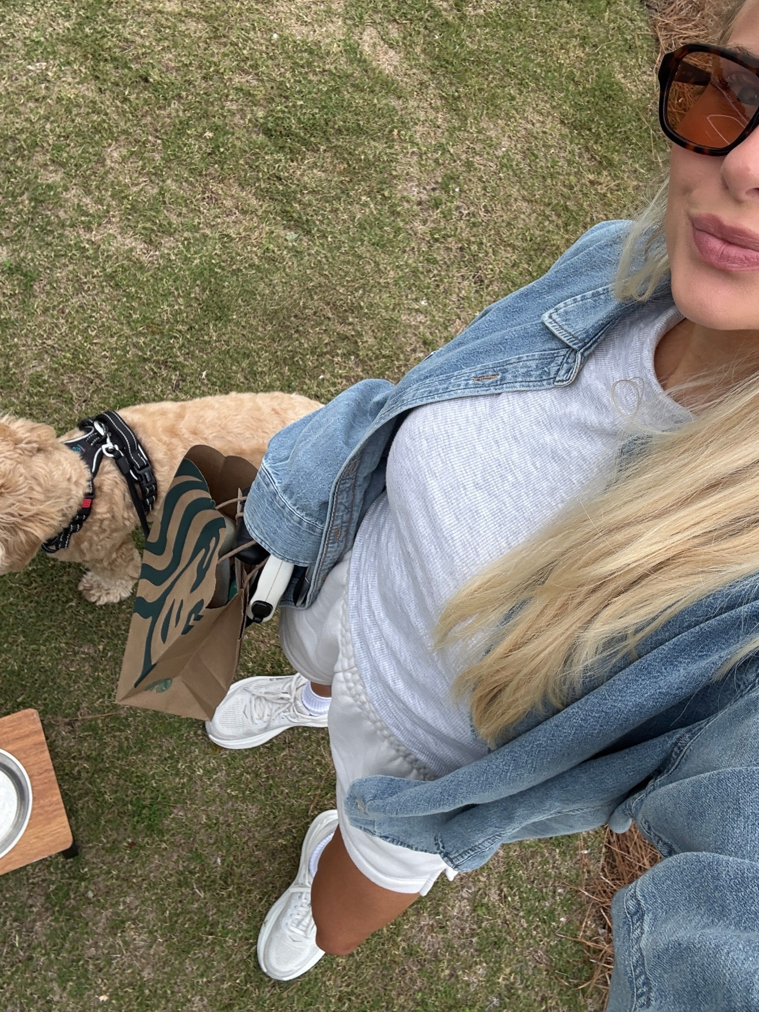 Code AFKATHLEEN: Size med in denim top color is: 7 yrs pctr ths bleu, size small in shorts, tee from Abercrombie but sold out so I linked similar. Code Kathleen15 for earrings 