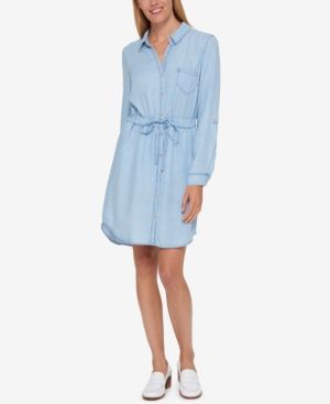 Tommy Hilfiger Denim Shirtdress, Created for Macy's | Macys (US)