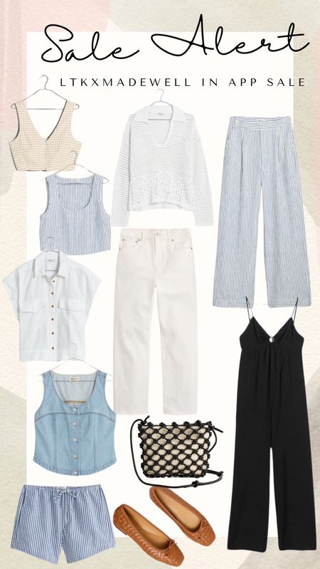 LtkxMadewell in app sale!  Now - May 13th.  Grab a pair of jeans, a bag, a perfect summer dress, a pair of white denim or sandals just in time for the season!

#LTKSaleAlert #LTKWorkwear

#LTKOver40 #LTKxMadewell #LTKSeasonal