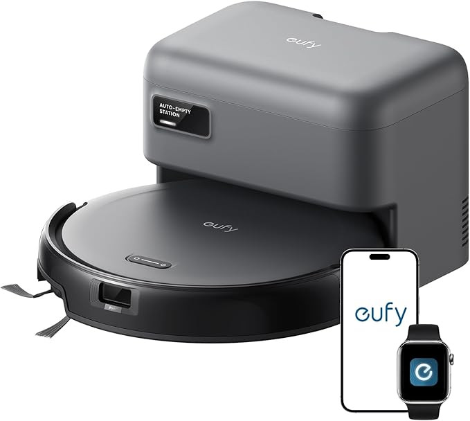 eufy C10 Robot Vacuum Self Emptying, 8 Weeks Hands Free, Advanced Smart Mapping with LiDAR Naviga... | Amazon (US)