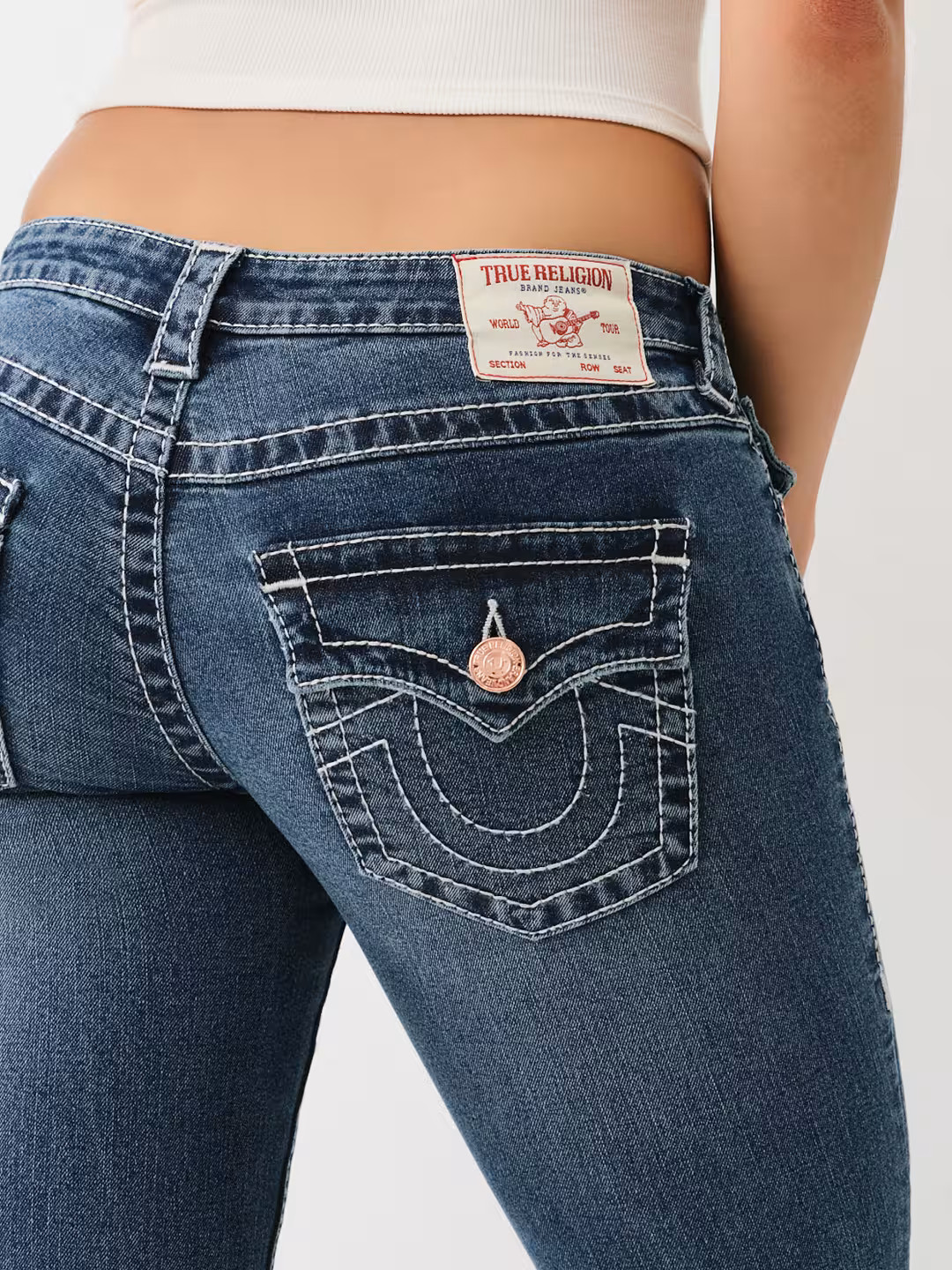 BECCA LOW RISE BIG T BOOTCUT JEAN | True Religion