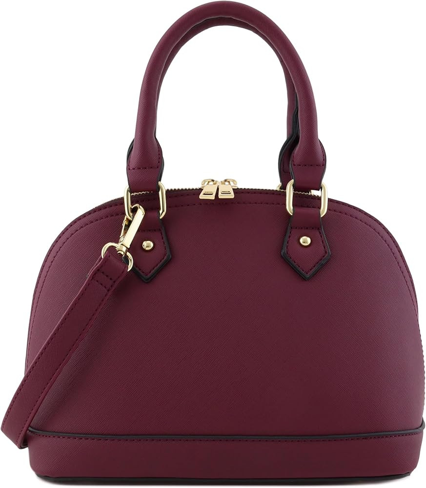 Zip-Around Saffiano Classic Dome Satchel | Amazon (US)