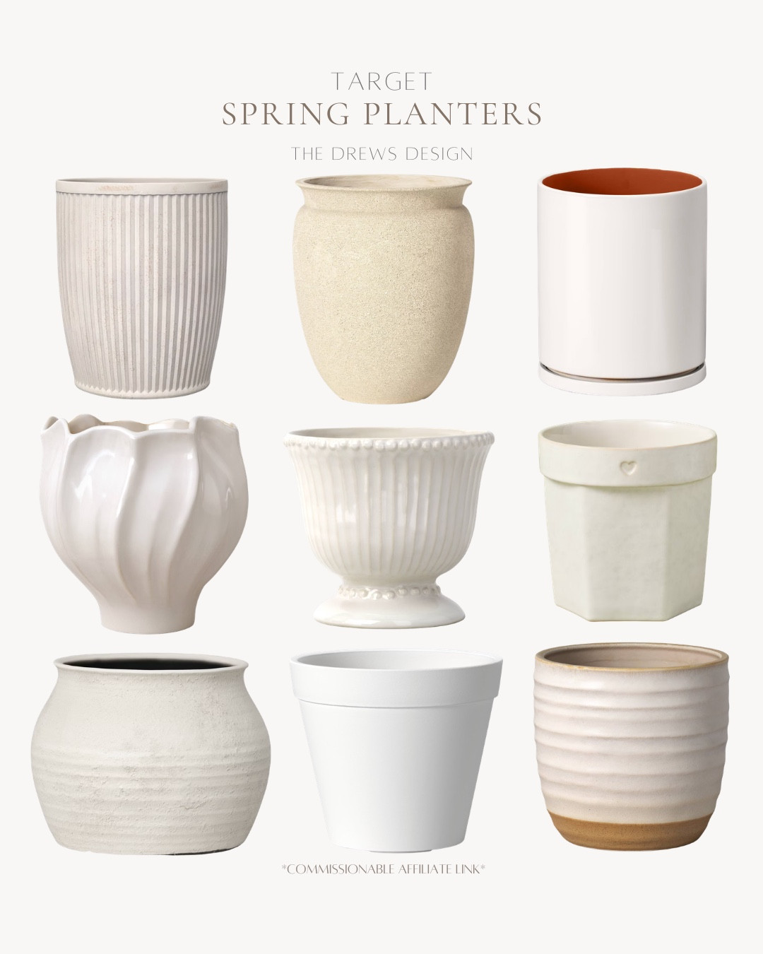Spring planters from Target that I’m loving!

Planters, spring decor, looks for lesss

#LTKSeasonal #LTKHome #LTKSaleAlert