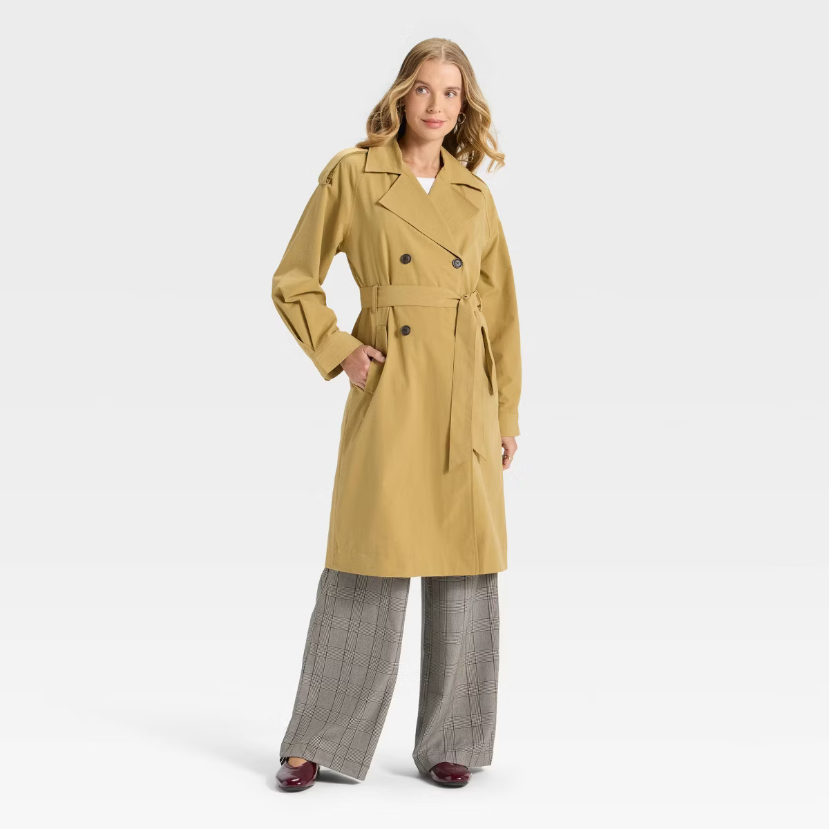 Women's Relaxed Trench Coat - A New Day™ | Target