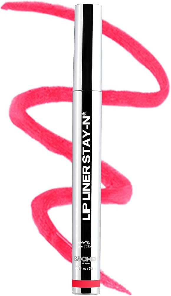 Sacheu Lip Liner STAY-N Peel Off Lip Stain — Long Lasting Waterproof Lip Tint with Hyaluronic A... | Amazon (US)