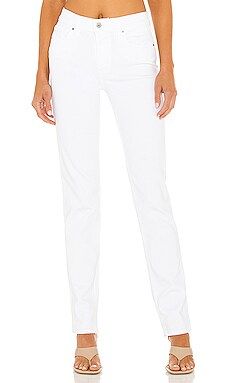 LEVI'S 724 High Rise Straight in Western White from Revolve.com | Revolve Clothing (Global)