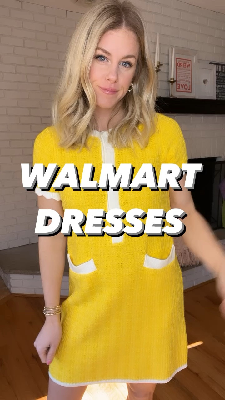 Walmart dresses perfect for spring! Size XS in the yellow and size Small in the pink! Both available in a few colors! 

#LTKunder50 #LTKFind #LTKworkwear