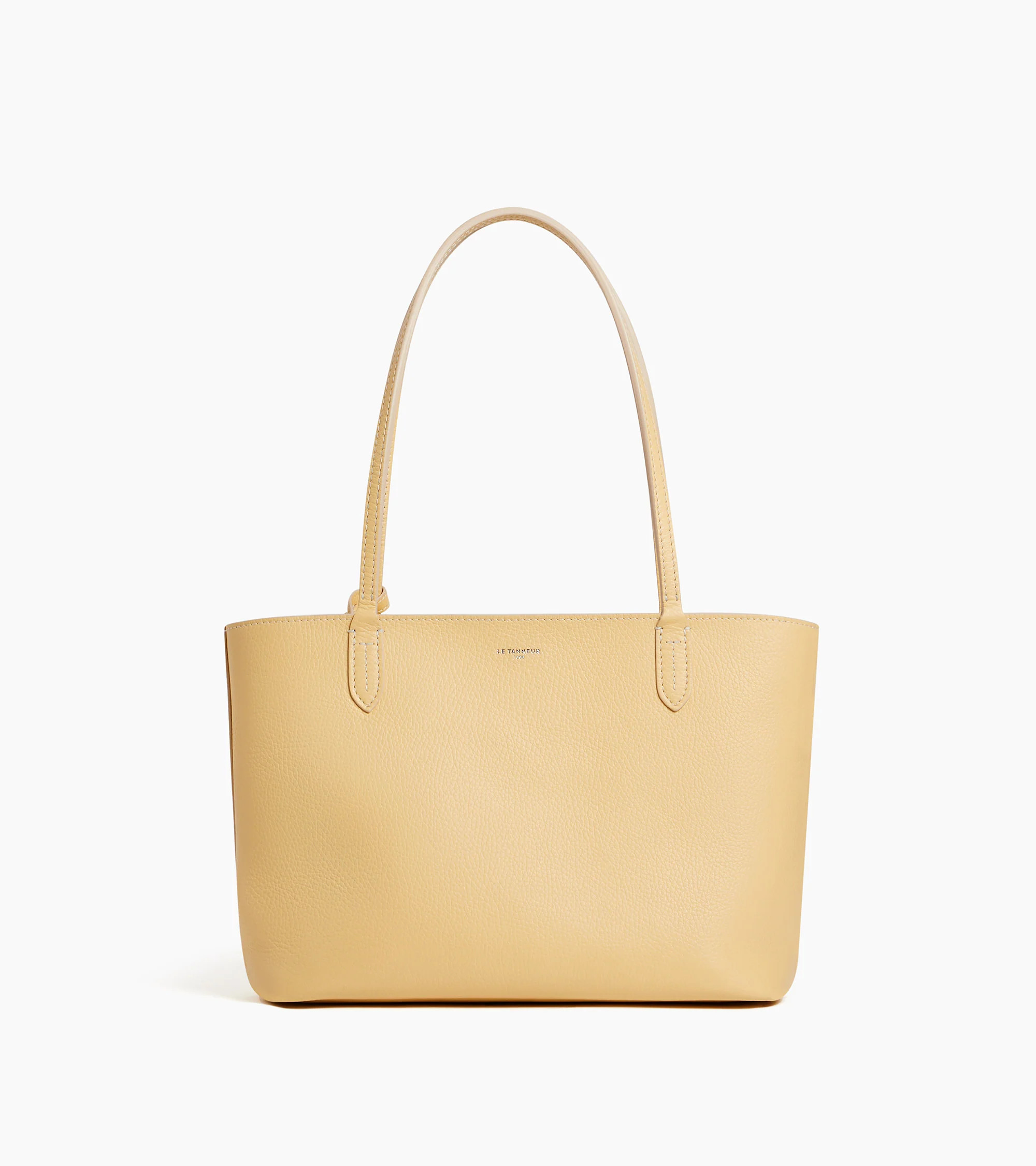 Louise small tote bag in grained leather | Le Tanneur