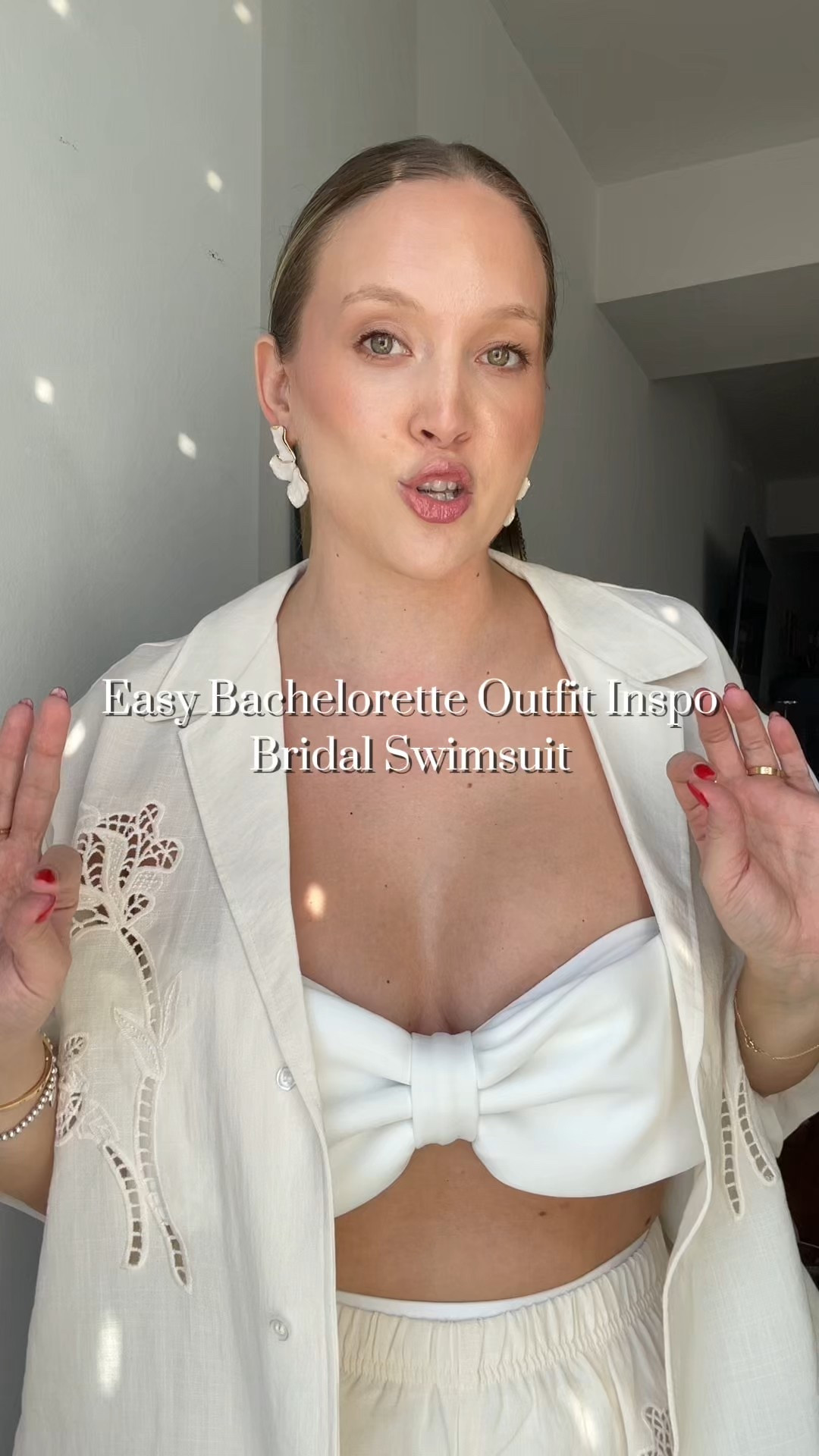 Bachelorette outfit inspo for the beach brides with this bow high waisted bikini! 

#LTKFindsUnder100 #LTKSwim #LTKWedding