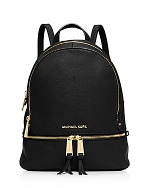 Michael Michael Kors Rhea Zip Small Leather Backpack | Bloomingdale's (US)