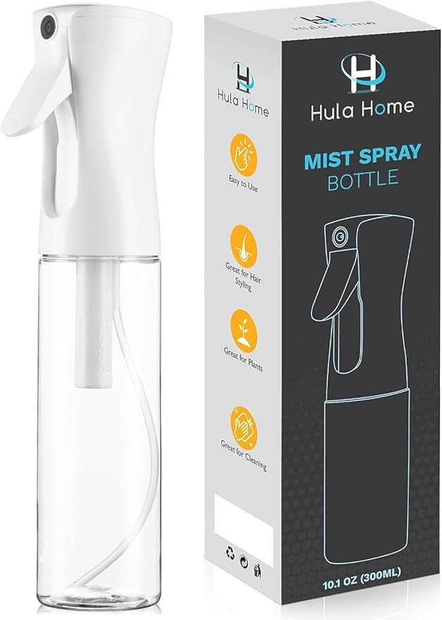 Hula Home Spray Bottle for Hair (10.1oz/300ml) - Powered by Flairosol® Spray Technology - Contin... | Amazon (US)