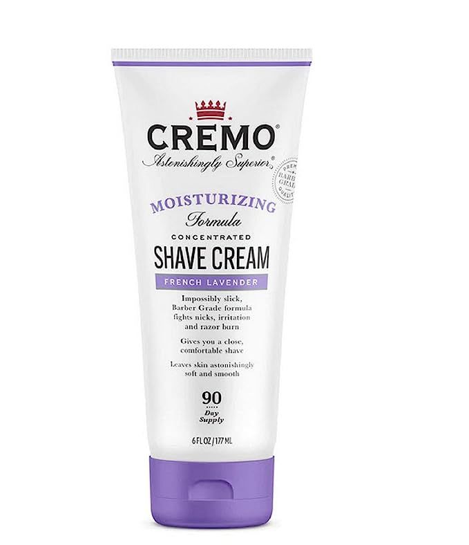 Cremo French Lavender Moisturizing Shave Cream, Astonishingly Superior Ultra-Slick Shaving Cream ... | Amazon (US)