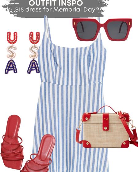 Memorial Day/4th of July outfit inspo with this dress that is on sale today for $15! ❤️💙🤍

#LTKStyleTip #LTKSeasonal #LTKSaleAlert
