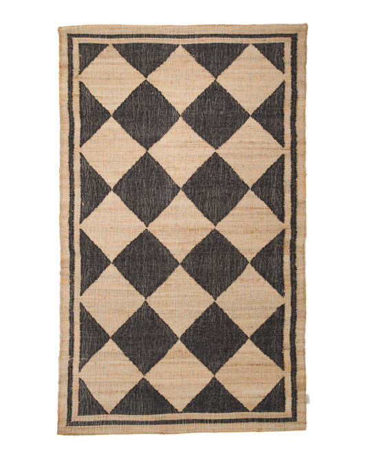 Diamond Natural Fiber Area Rug | TJ Maxx