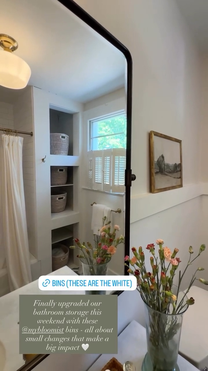 Finally upgraded our bathroom storage this weekend with these @Bloomist bins - all about small changes that make a big impact 🤍

#LTKdayinmylife #LTKHome