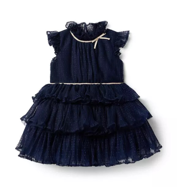 Dot Tulle Ruffle Dress | Janie and Jack