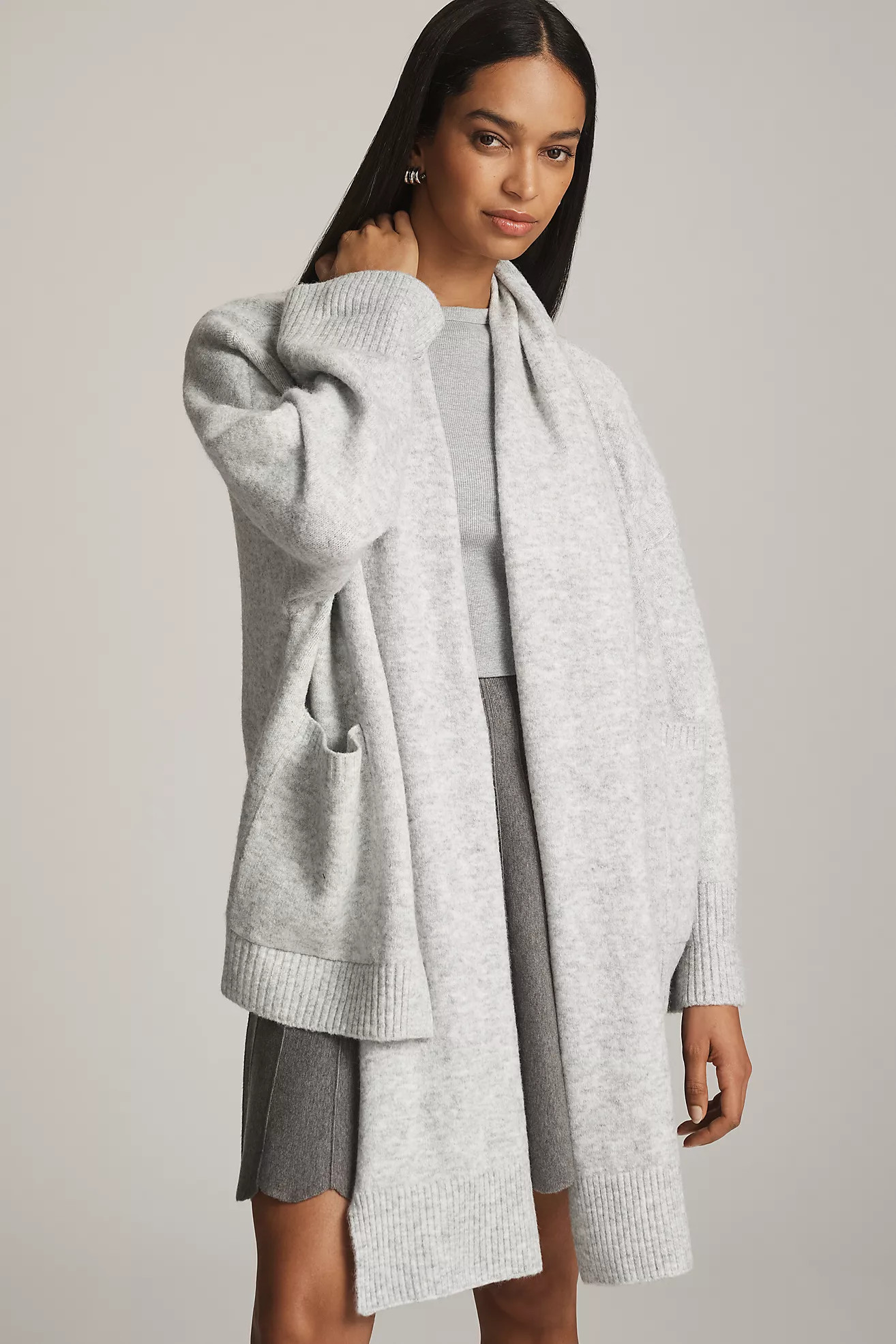 By Anthropologie Cardigan Sweater with Scarf | Anthropologie (US)
