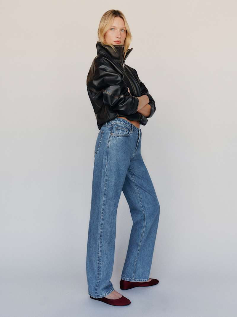 Charlee Low Rise Straight Leg Jeans | Reformation (Global)
