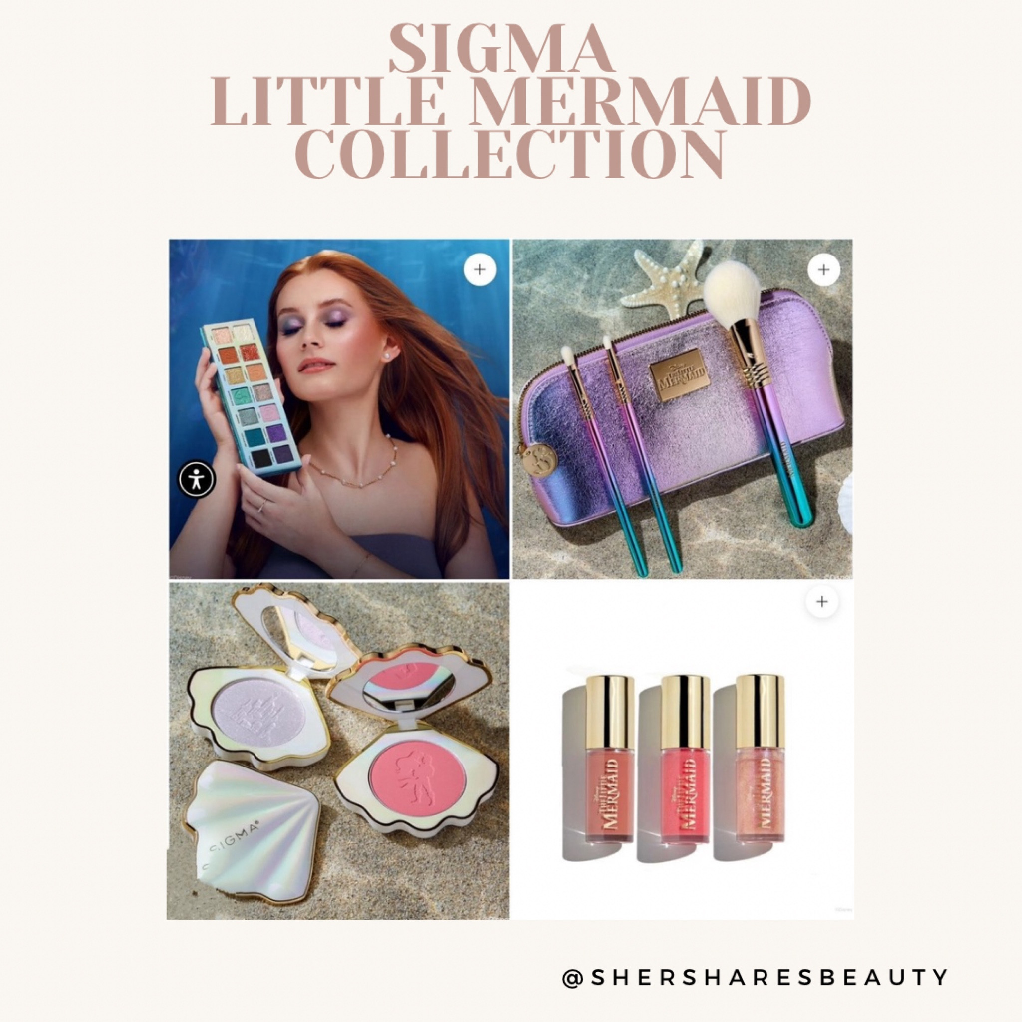 Sigma Little Mermaid Collection is here! 

#LTKbeauty