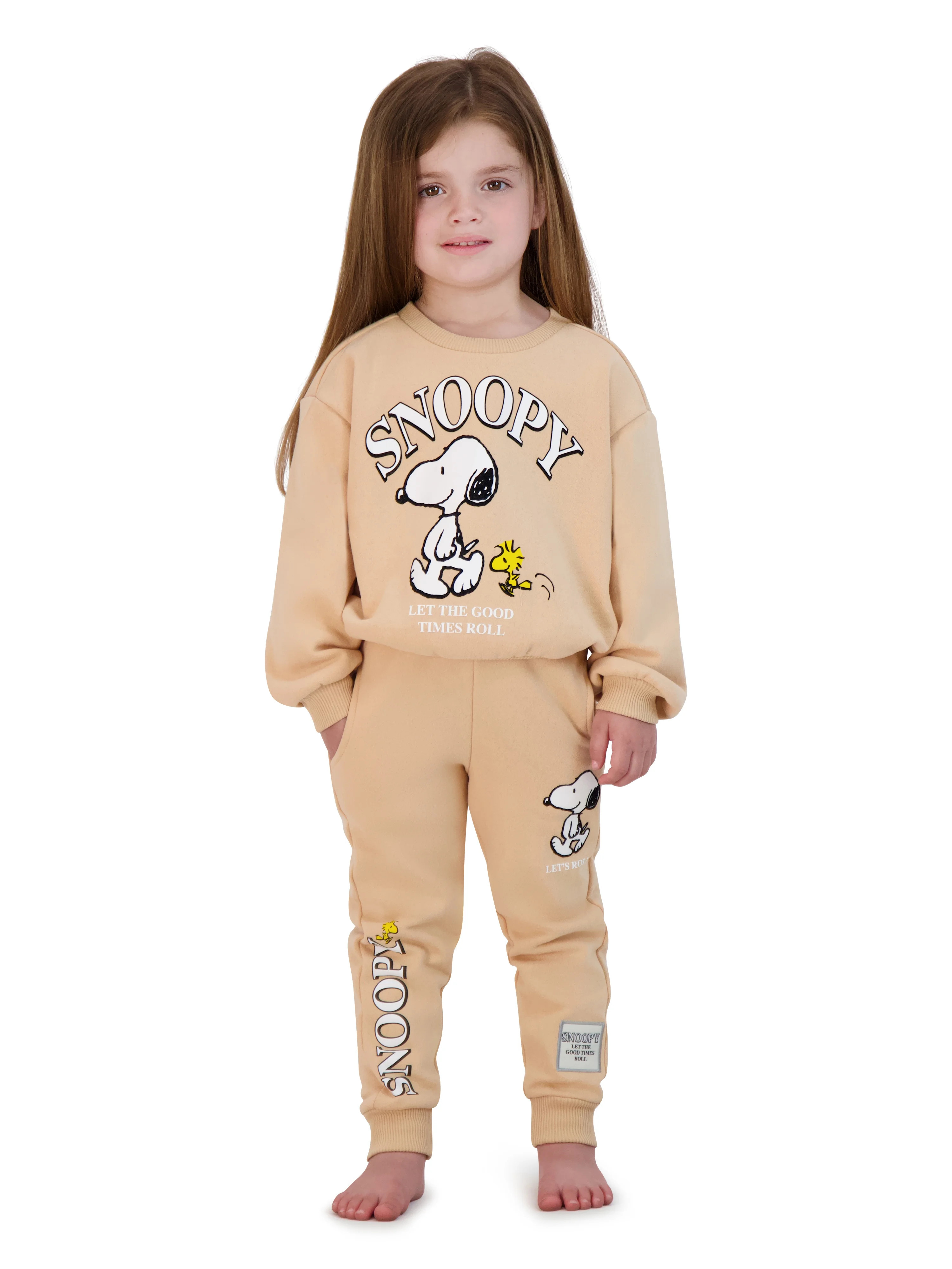 Snoopy Toddler Girls Jogger Set, Sizes 18 Months-5T | Walmart (US)