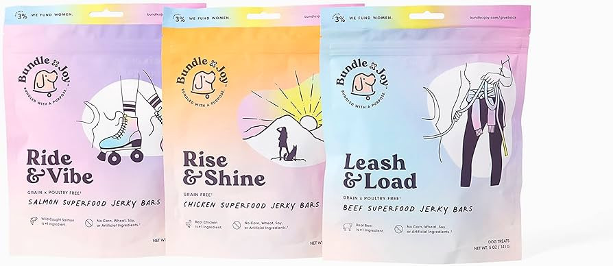 Dog Treats Jerky Snack Bars, Variety 3-5 oz Bags, Puppy & Dog Training Treats, Natural Superfood ... | Amazon (US)