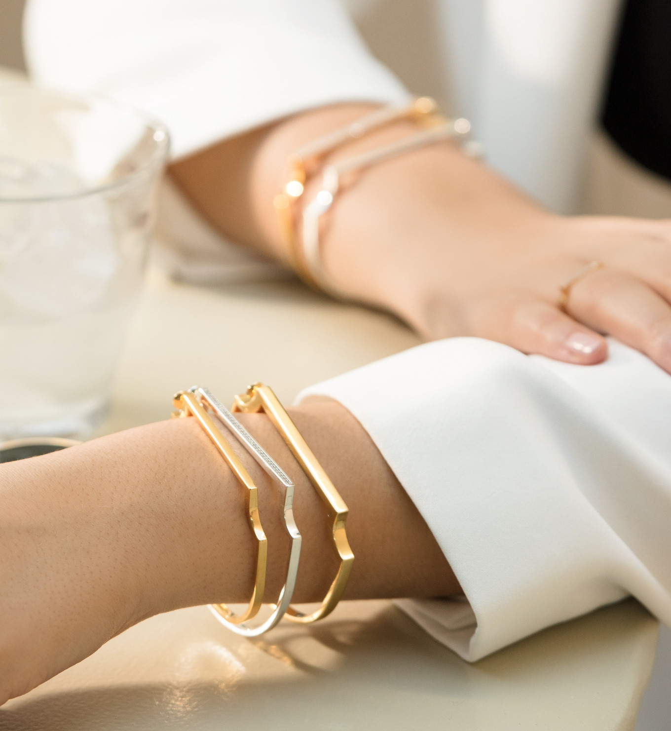 Signature Skinny Diamond Bangle | Monica Vinader (Global)
