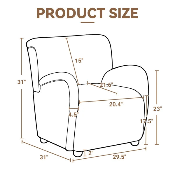 Wingback Upholstered Accent Chair | Wayfair North America