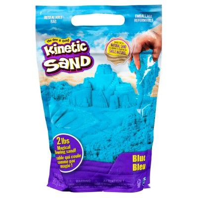 Kinetic Sand 2lb Blue Kinetic Sand for Mixing Molding and Creating | Target