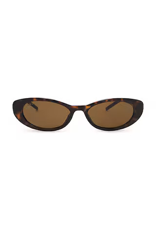 Gucci G String Sunglasses in Havana & Brown | FWRD | FWRD 