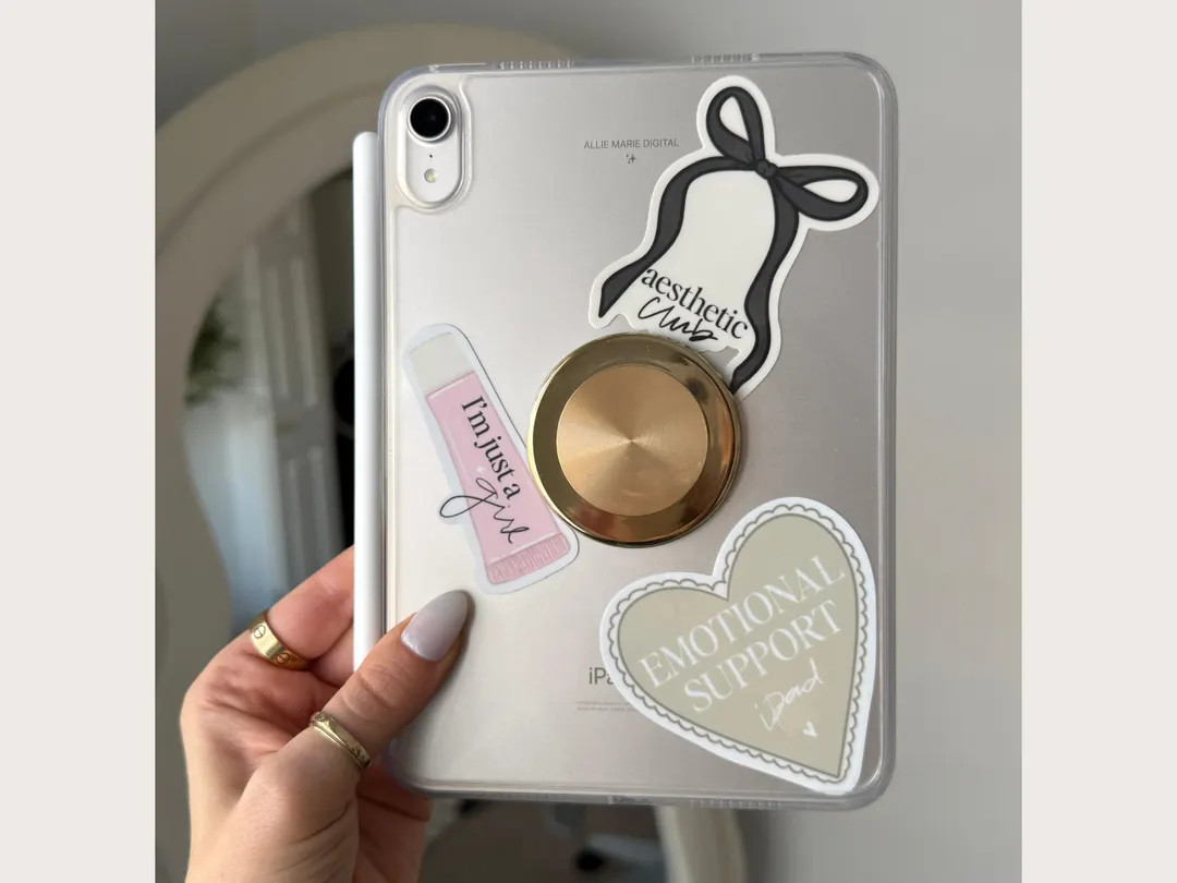 Aesthetic Sticker Bundle Ipad, Kindle Sticker, Water Bottle Sticker, Laptop Sticker, Girly Sticke... | Etsy (US)