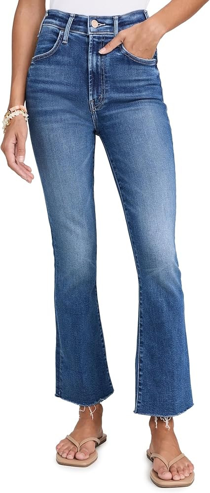 MOTHER Women's The Hustler Ankle Fray Jeans | Amazon (US)