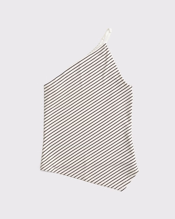Asymmetrical Ruched Top | Abercrombie & Fitch (US)