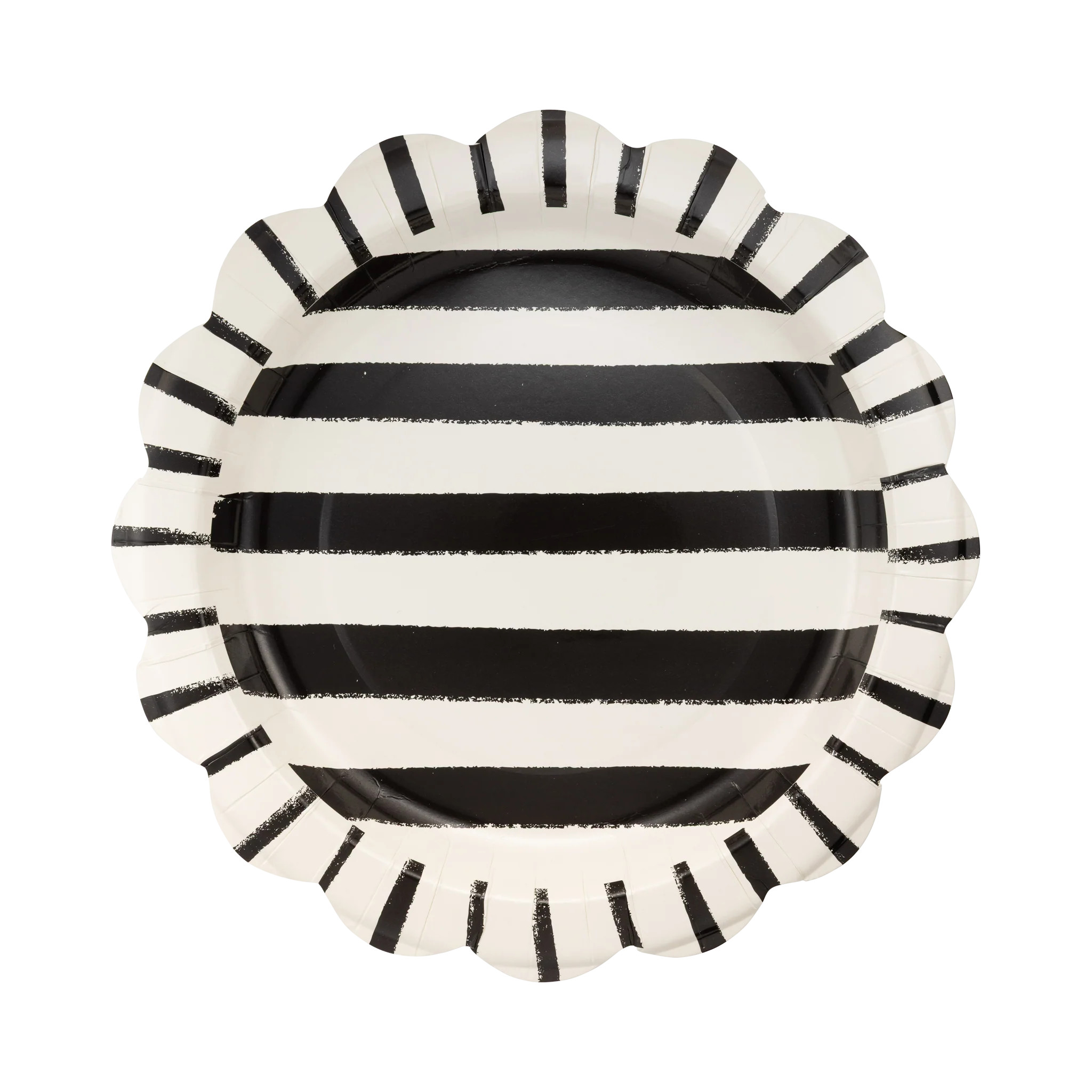 Halloween Sketchy Stripes 11" Plate | My Mind's Eye