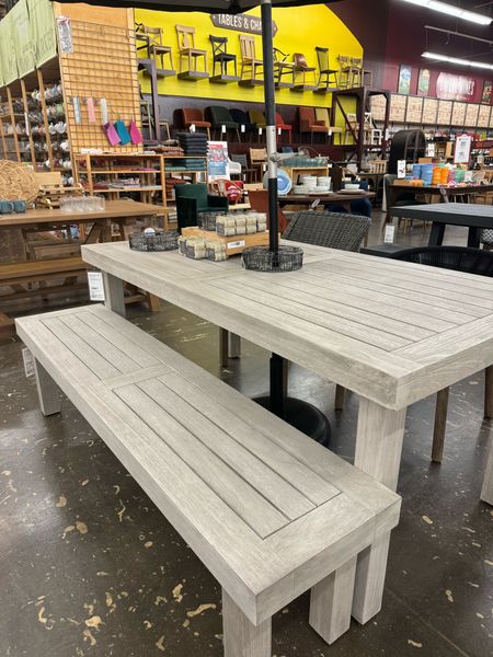 Just ordered this dining table. It’s on sale with order pickup. 

Outdoor furniture/ outdoor dining table / outdoor patio furniture/ affordable outdoor furniture/ 

#LTKSaleAlert #LTKHome