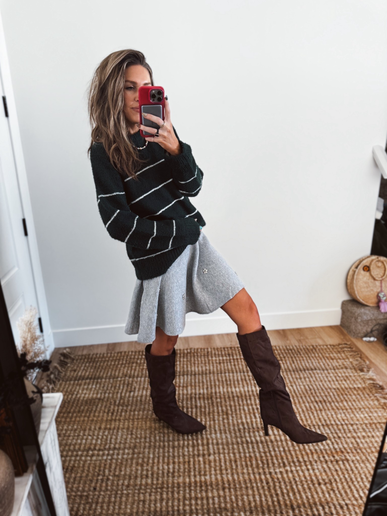 Nothing like an all sweater fit!! Love this Walmart skirt and target sweater! 

#LTKmomlife #LTKootd #LTKSeasonal