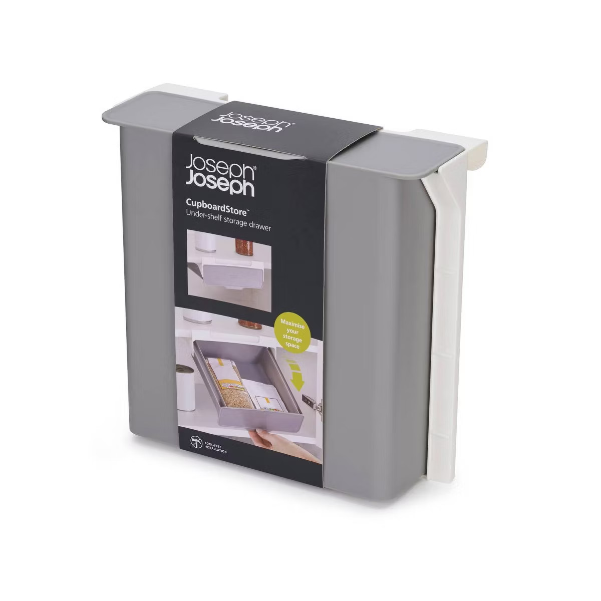 Joseph Joseph CupboardStore Under-shelf drawer - Gray | Target